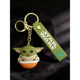 3D PVC Figure Keychain - Star Wars - Grogu In Pram