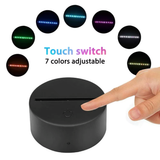 3D Illuminated Art - Pokémon, Marvel - Pikachu Captain America mashup 3D Illusion LED Night Light 16 Colors