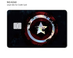 Credit Card Skin Sticker - Captain America Holographic