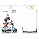 ID Card Badge Holder - Peanuts - Snoopy And Woodstock Riding Scooter