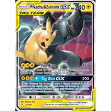Card Keychain - Pokémon - Pikachu & Zekrom Tag Team GX 33/181