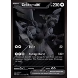 Card Keychain - Pokémon - Zekrom ex, basic Special Illustration Rare