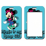 ID Card Badge Holder - Mickey & Friends - Minnie Mouse Posing With Text