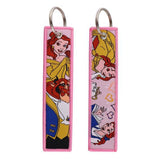 Embroidery Keychain - Beauty and the Beast - Belle