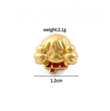 Bracelet Charm - Generic - gold rose flower charm