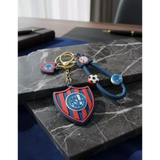 3D PVC Figure Keychain - Football Club - ASL DE Club Crest