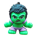 3D PVC Figure Keychain - Marvel - Chibi Hulk Angry