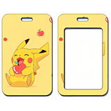 ID Card Badge Holder - Pokémon - Pikachu Eating Red Apple
