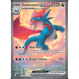Card Keychain - Pokémon - Salamence ex Secret Rare / Full Art (187/159)