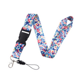 Lanyard - Small Floral Pattern
