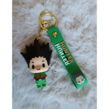 3D PVC Figure Keychain - Hunter X Hunter Gon Freecss - Chibi Gon Freecss Green Outfit