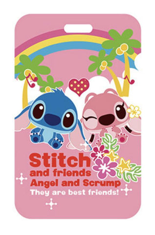 ID Card Badge Holder - Disney - Stitch & Angel