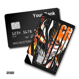 Credit Card Skin Sticker - Bleach - Fiery Hollow Ichigo Portrait