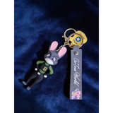 3D PVC Figure Keychain - Zootopia - Judy Hopps Police Uniform Variant 2