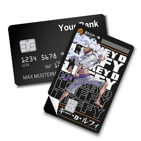 Credit Card Skin Sticker - One Piece - Luffy Gear 5