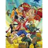 3D Lenticular Poster 12x16 - One Piece - Monkey D. Luffy, Roronoa Zoro, Nami, Usopp, Sanji (4)