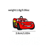 Bracelet Charm - Cars - Lightning McQueen red race car