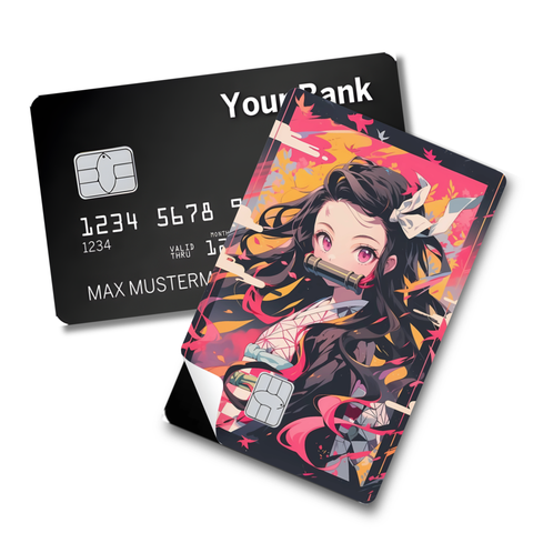 Credit Card Skin Sticker - Demon Slayer - Nezuko Kamado