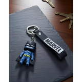 3D PVC Figure Keychain - Batman - Chibi Smiling Variant 3
