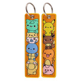 Embroidery Keychain - Pokémon - Cute Pokemon Lineup