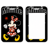 ID Card Badge Holder - Mickey & Friends - Minnie Mouse Posing Red Polka Dot Dress