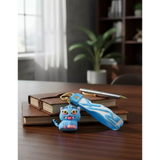 3D PVC Figure Keychain - KPop Demon Hunters - Mochi Sitting Tongue Out
