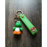 3D PVC Figure Keychain - Super Mario - Yoshi Standing Figure