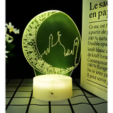 3D LED Night Light - Moon Castle with Mosque