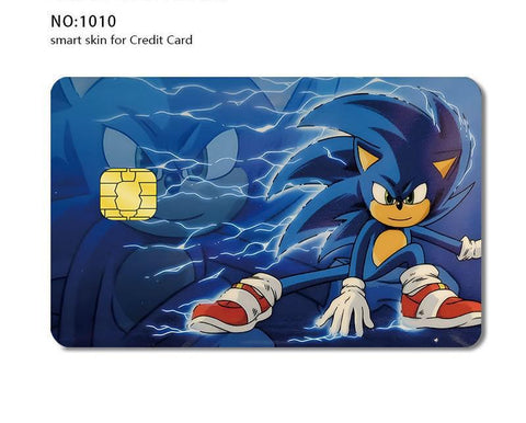 Credit Card Skin Sticker - Sonic