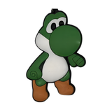 Mario Yoshi Walking PVC keychain
