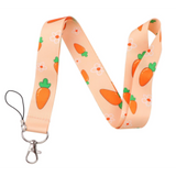 Lanyard - Carrot and Flower Pattern