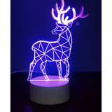 3D LED Night Light - Deer