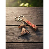 3D PVC Figure Keychain - Ferdinando - Lupe Sitting With Whistle