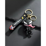 3D PVC Figure Keychain - Marvel - Chibi Venom Tongue Out
