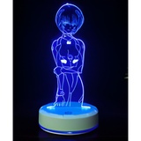 3D LED Night Light - Neon Genesis Evangelion - Rei Ayanami (2)
