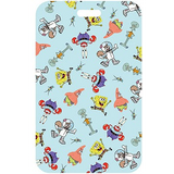 ID Card Badge Holder - SpongeBob SquarePants - SpongeBob And Friends Pattern Blue