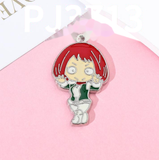 Bracelet Charm - My Hero Academia - Todoroki red and white hair
