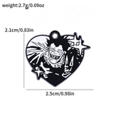 Bracelet Charm - Demon Slayer - Giyu Tomioka in heart-shaped charm