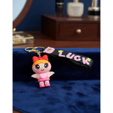 3D PVC Figure Keychain - Powerpuff Girls - Blossom Cupid Heart