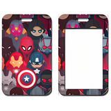 ID Card Badge Holder - Marvel - Avengers Chibi Style Group Shot