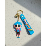 3D PVC Figure Keychain - Powerpuff Girls - Bliss Casual Outfit