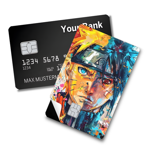Credit Card Skin Sticker - Naruto - Naruto and Sasuke Fusion