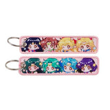 Embroidery Keychain - Sailor Moon - Multiple Sailor Moon Characters