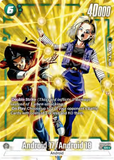 Card Keychain - Dragon Ball - Android 17 / Android 18 Battle Super Rare, foil FB01-078