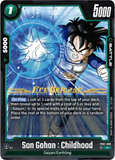 Card Keychain - Dragon Ball - Son Gohan : Childhood Battle promo, PreRelease FB01-088