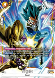 Card Keychain - Dragon Ball - Vegeto Character foil, Super Rare Parallel FB02-133