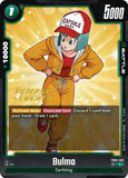 Card Keychain - Dragon Ball - Bulma Battle promo, Release Event stamp FB02-095