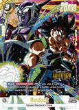 Card Keychain - Dragon Ball - Bardock Battle Ultimate Battle Winner promo FB03-121 SAR