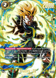 Card Keychain - Dragon Ball - Trunks : GT Battle, Super Rare Foil FB01-114