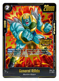 Card Keychain - Dragon Ball - General Rilldo Character Judge Promo FBD4-125